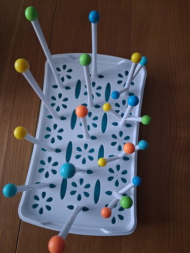 Baby bottle drying rack good - rack.,