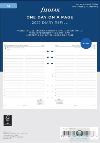 Filofax 2027 diary - filofax,