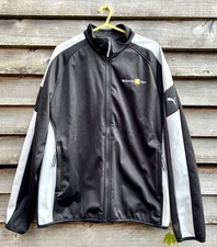 Renault Formula 1 Jacket Adult Large Black Puma Softshell F1 Team Zip Up UK XL