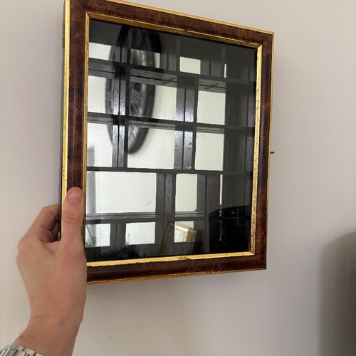 Vintage wooden glass wall - vintage,