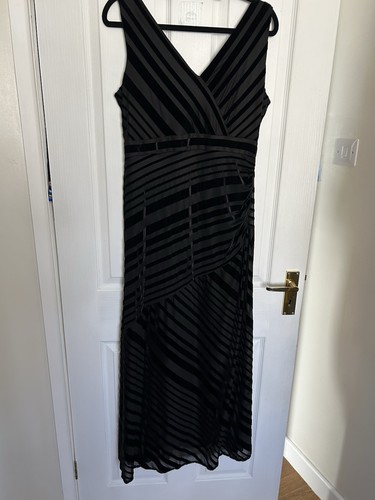 Monsoon black velvet stripe - velvet,