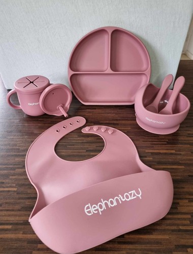 Baby feeding set silicone - feeding,