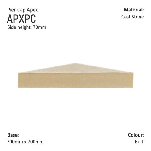 Apex pier cap 700mm - pier,