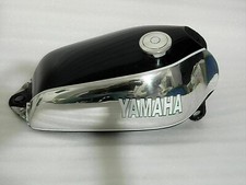 Fit For Yamaha XT500 TT500 1980 Model Chrome & Black Painted Steel Fuel Tank