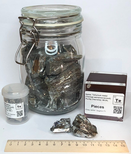 Tellurium metal element sample - tellurium,