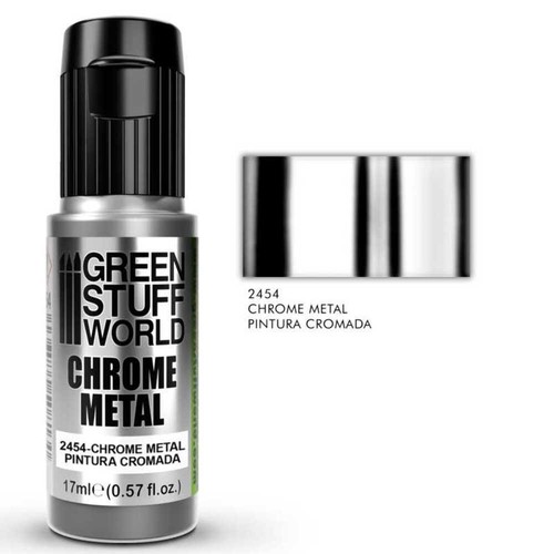 Chrome metal paint 17ml - metal,