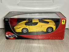 1:18 Scale Hot Wheels Ferrari Enzo Yellow Boxed