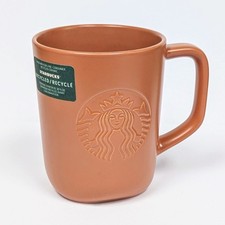 Starbucks Coffee Cup Ceramic Mug, Terracotta 16 oz. Recycled Ceramic