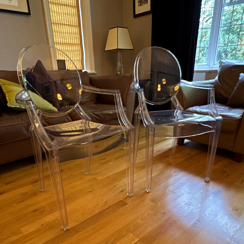 Kartell clear plastic - kartell,
