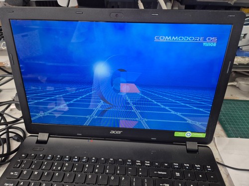 Laptop with commodore - laptop,