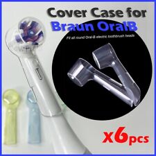 6X Travel Electric Toothbrush Head Protective Cover Case Cap For Oral B