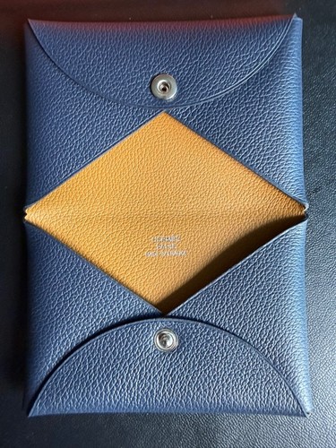 Hermès calvi card holder - hermès,