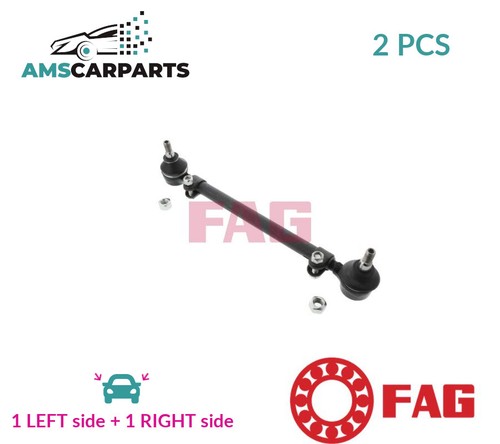 Tie rod axle joint pair - rod, front