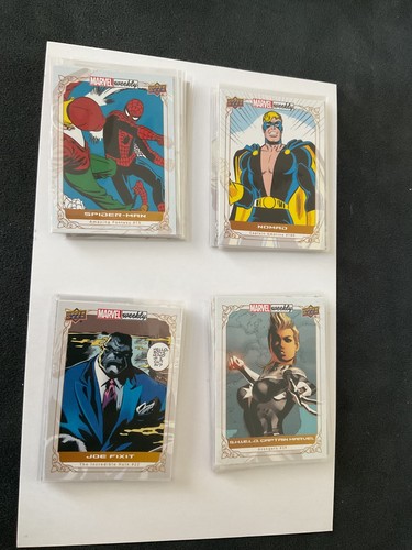 2019 marvel weekly base set - marvel,