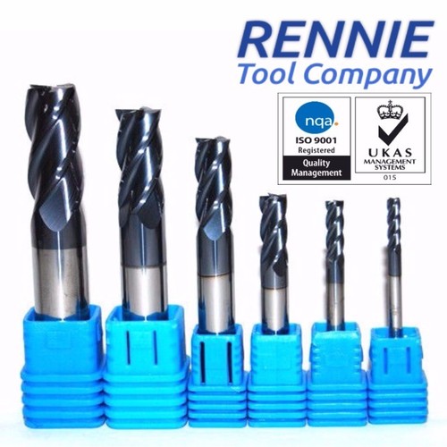 Solid carbide end mill - solid, 4