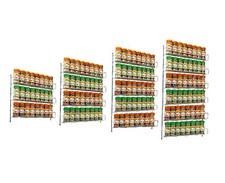Neo Spice Storage Holder Jar Rack Kitchen Door Cupboard Wall 3 4 5 6 Tier