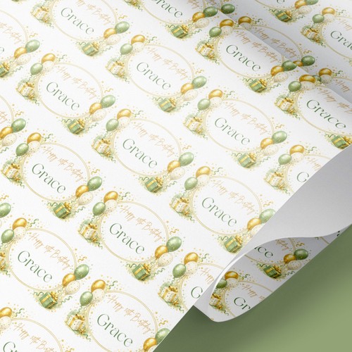 Wrapping paper birthday - wrapping,
