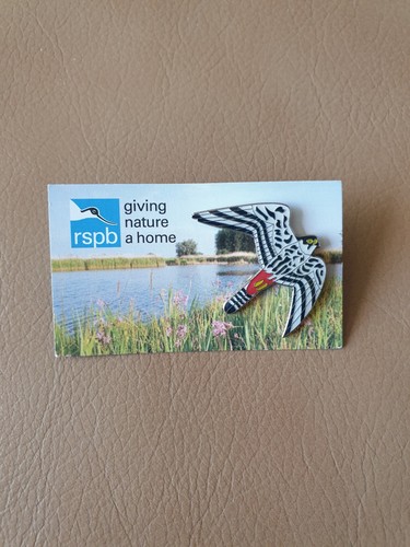 Rspb hobby enamel pin badge - enamel, on