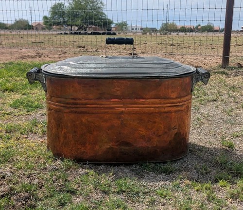 Large antique farmhouse copper - antique,