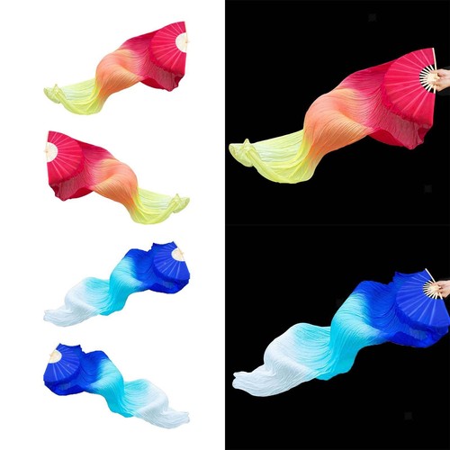 Belly dance faux silk - veil, fan