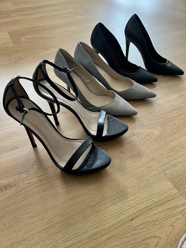 Free post zara leather black - zara,