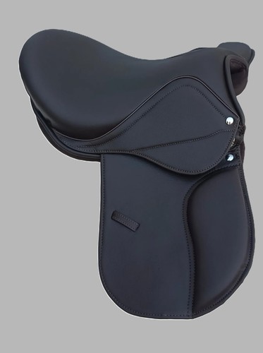 Synthetic treeless pony saddle - synthetic,
