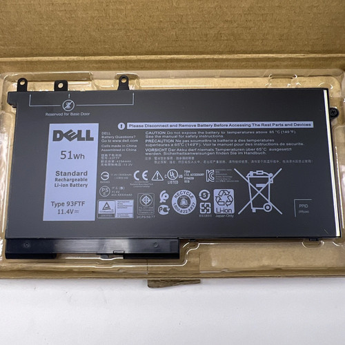 Genuine 51wh 93ftf battery for - genuine,