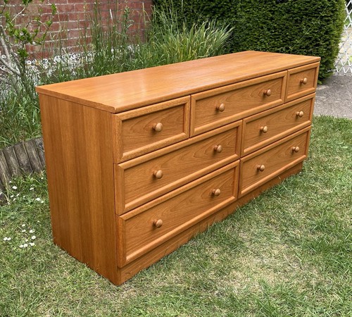 Mid century plan teak bank - century,
