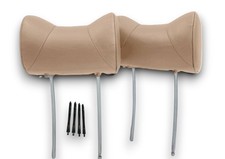 Headrests Hasenohr Front With Attachment Palomino Faux Leather For Mercedes W107