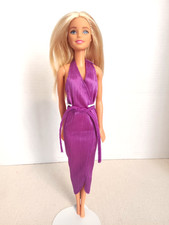 Vintage Barbie Superstar Fashion Fantasy #5544 Party in Purple Mattel 1982 Dress