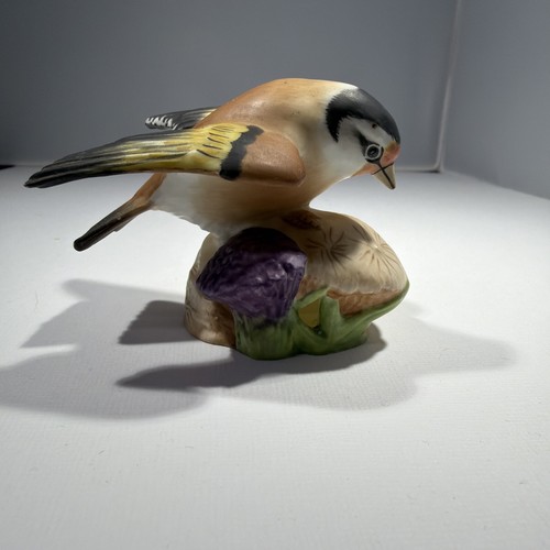 Royal worcester goldfinch - goldfinch, hand