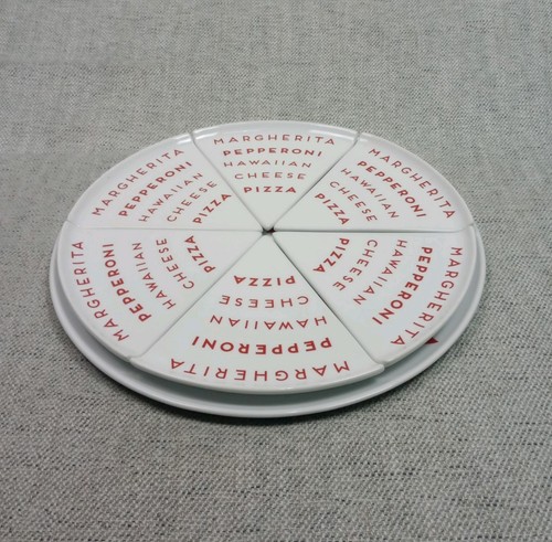 Pizza slice section serving - 6,
