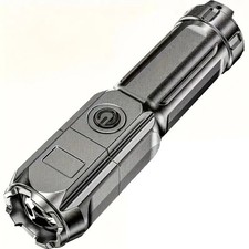 Mini LED Torch USB | Zoom | Pocket Rechargeable Flashlight