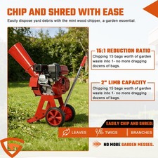 Chipper Shredder Hinged Hopper