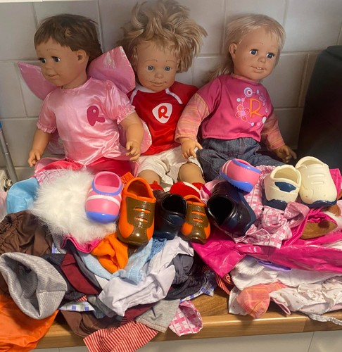 Vintage smoby doll bundle - 24”smoby,
