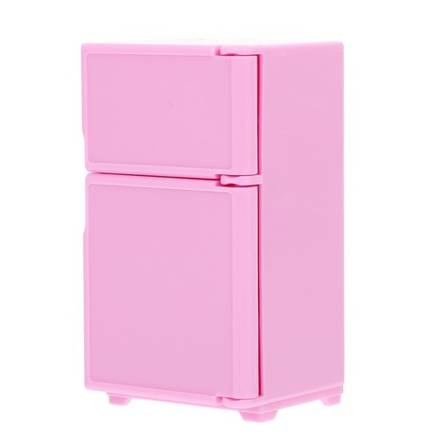 Mini house refrigerator pink - house,