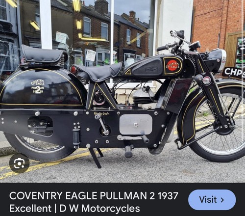 Coventry eagle 1937 pullman - eagle,