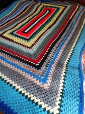 Vintage granny blanket hand - vintage,