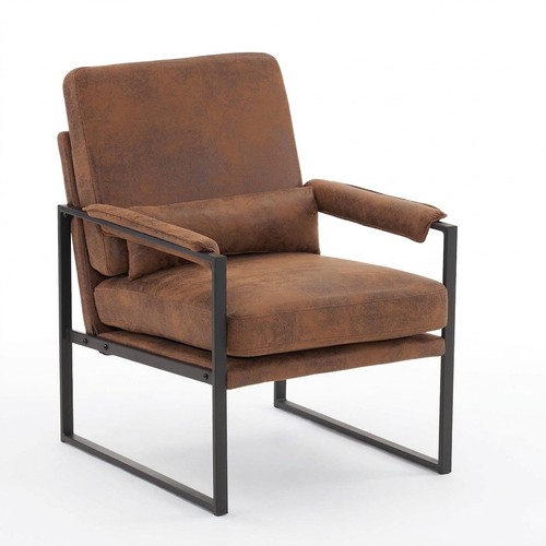 Mid century leather armchair - century,