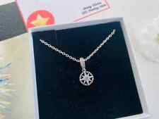 Silver Compass Necklace North Star Pendant Sterling Chain Friendship Jewellery