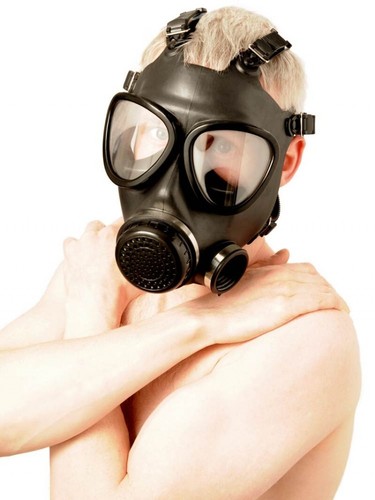 Mf11 fetish gas mask - gas, in