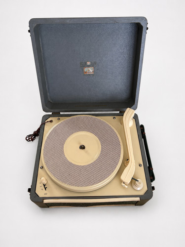 Vintage portable record player