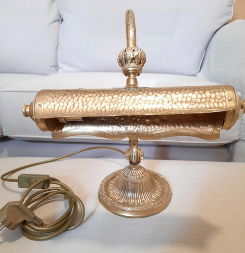 French art nouveau piano - piano, lamp