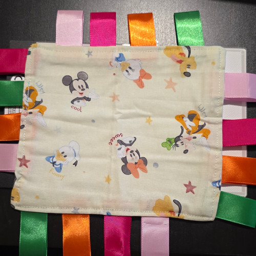Ribbon tags security blanket - tags,
