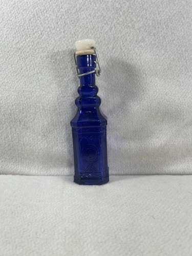 Vtg minicobalt blue glass - vtg,