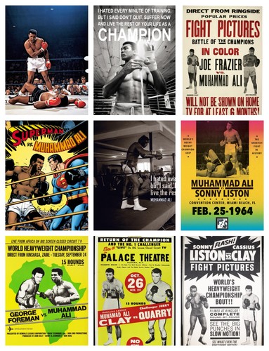 Muhammad ali boxing poster - muhammad,