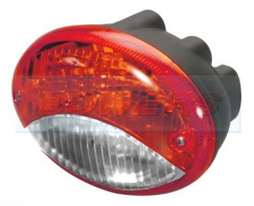 Oval rear fog reverse light - oval,