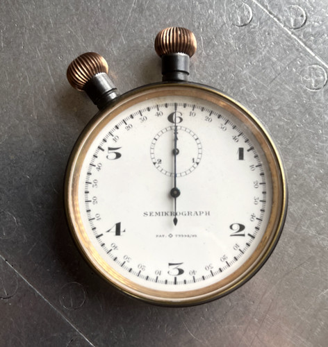 Heuer semikrograph stop watch - stop,