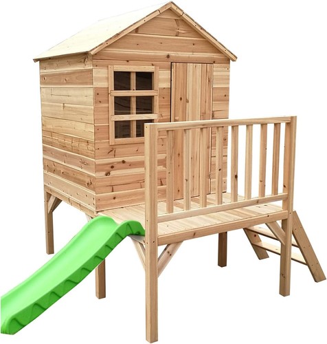 Wooden kids playhouse tower - wooden,