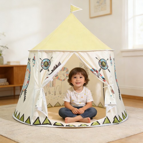 123cm large canvas kids teepee - large,